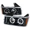 Spec-D Tuning 04-12 Chevrolet Colorado Canyon Projector Headlights 2LHP-COL04HBK-TM - alternate 1